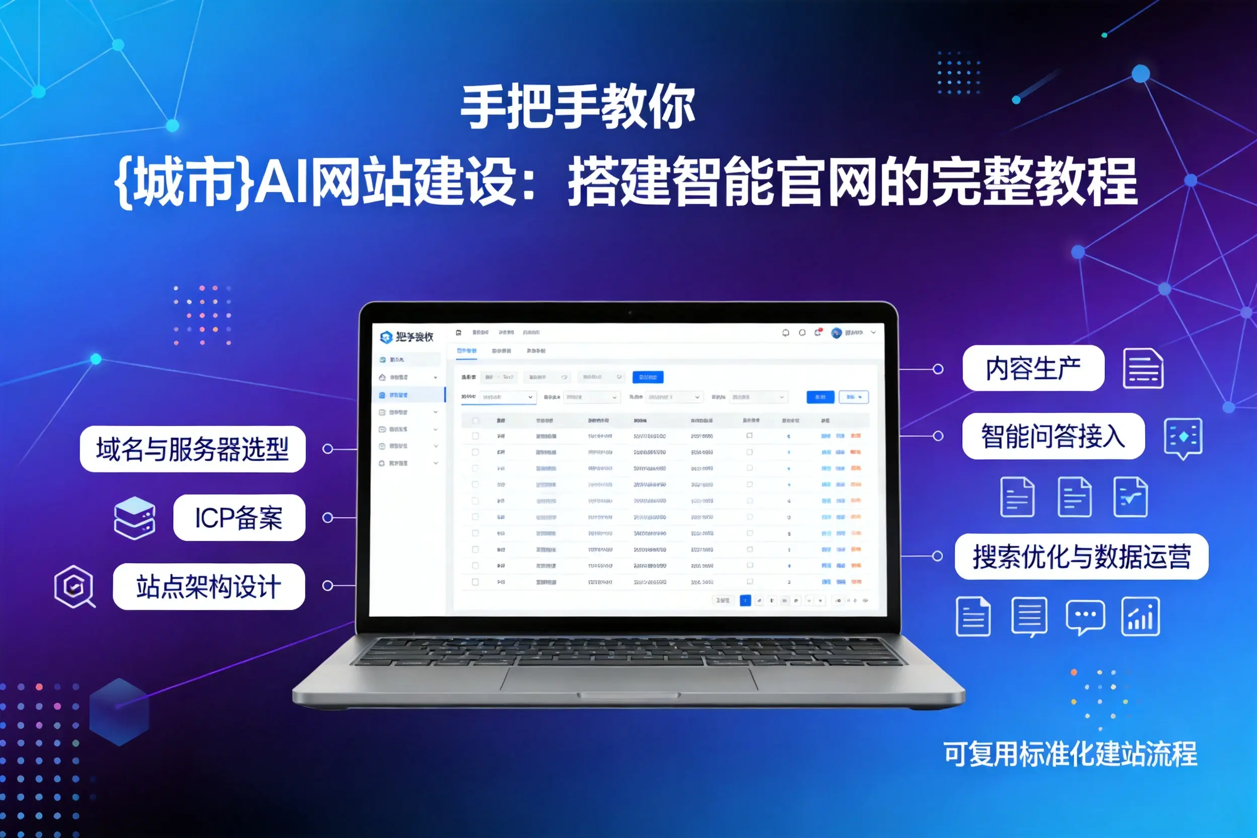 手把手教你无锡AI网站建设：搭建智能官网的完整教程
