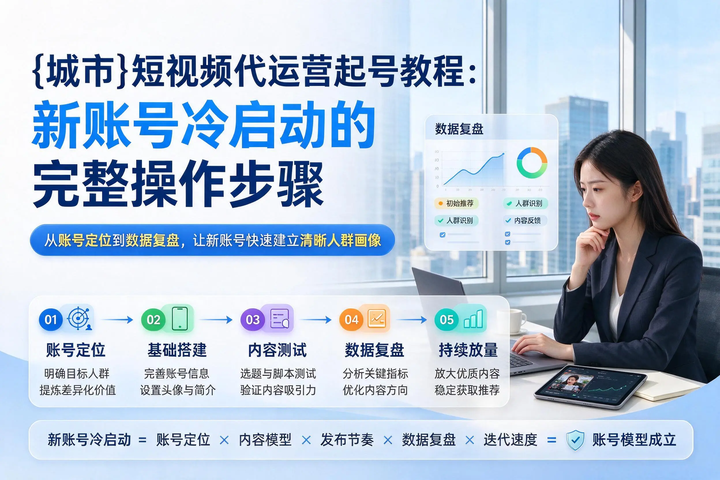 无锡短视频代运营起号教程：新账号冷启动的完整操作步骤