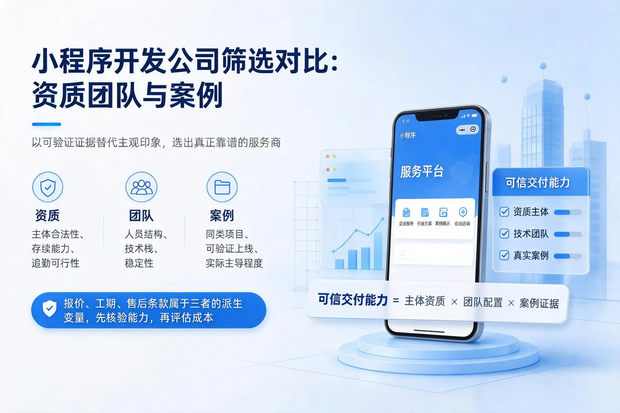 无锡小程序开发公司筛选对比：资质团队与案例