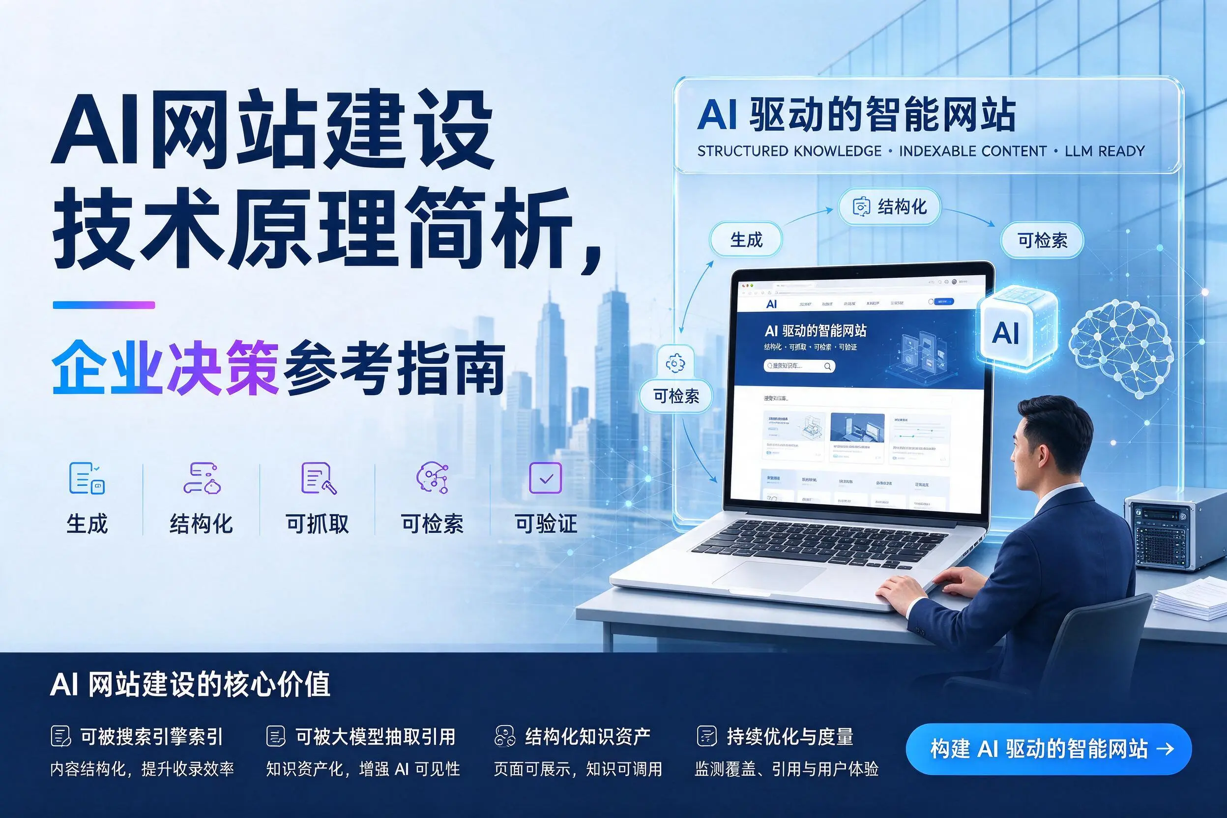 AI网站建设技术原理简析,无锡企业决策参考指南