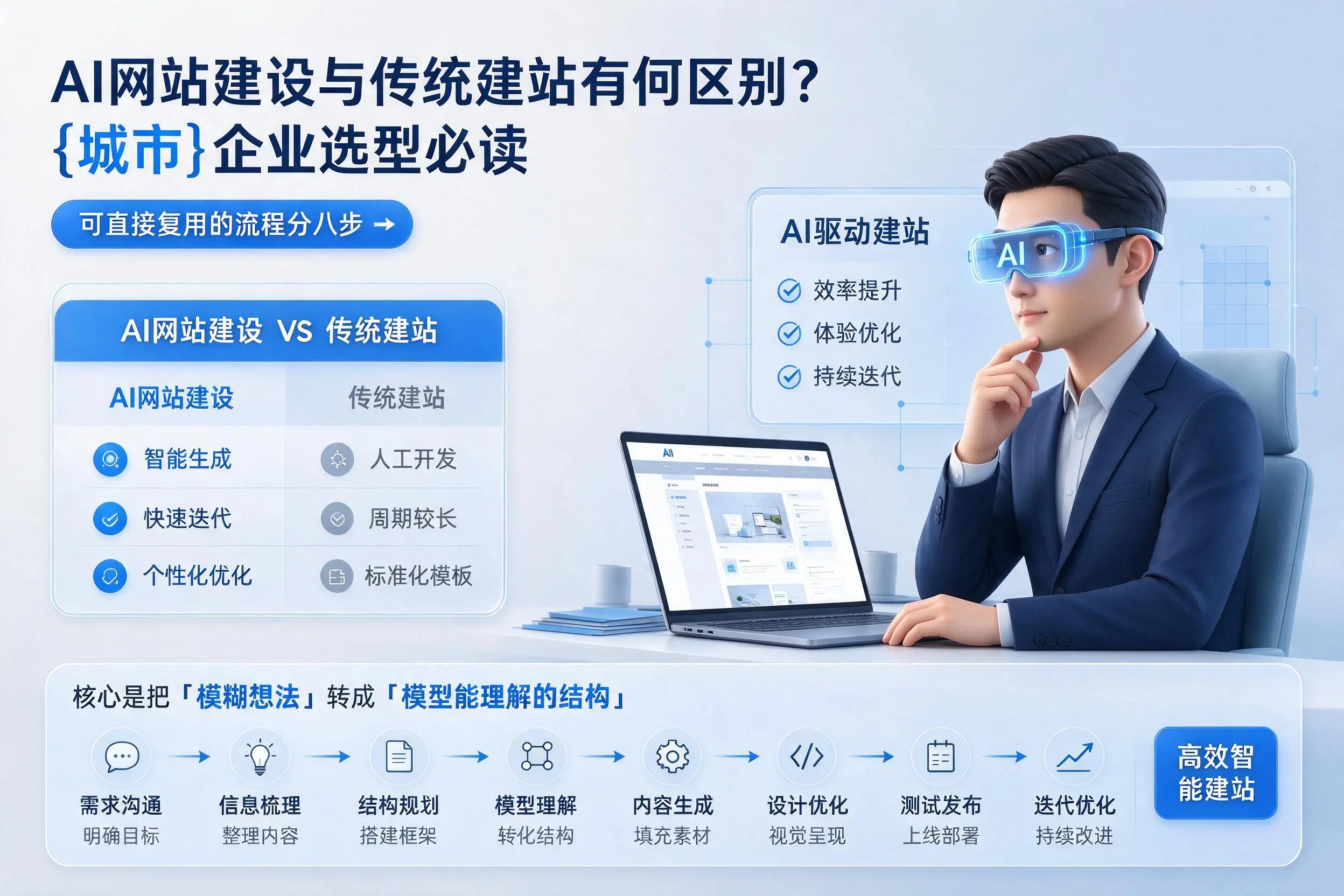 AI网站建设与传统建站有何区别?无锡企业选型必读