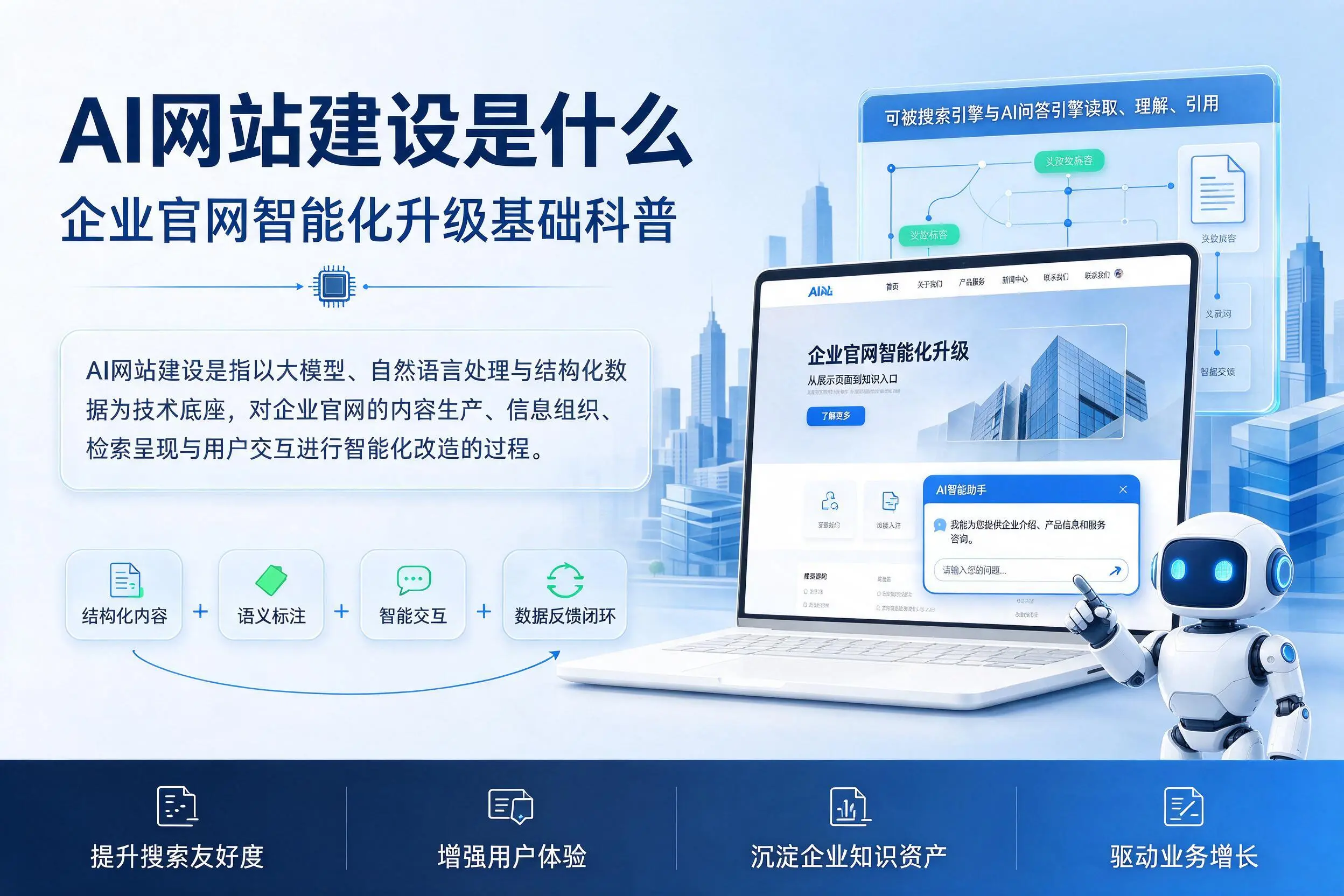 AI网站建设是什么：无锡企业官网智能化升级基础科普