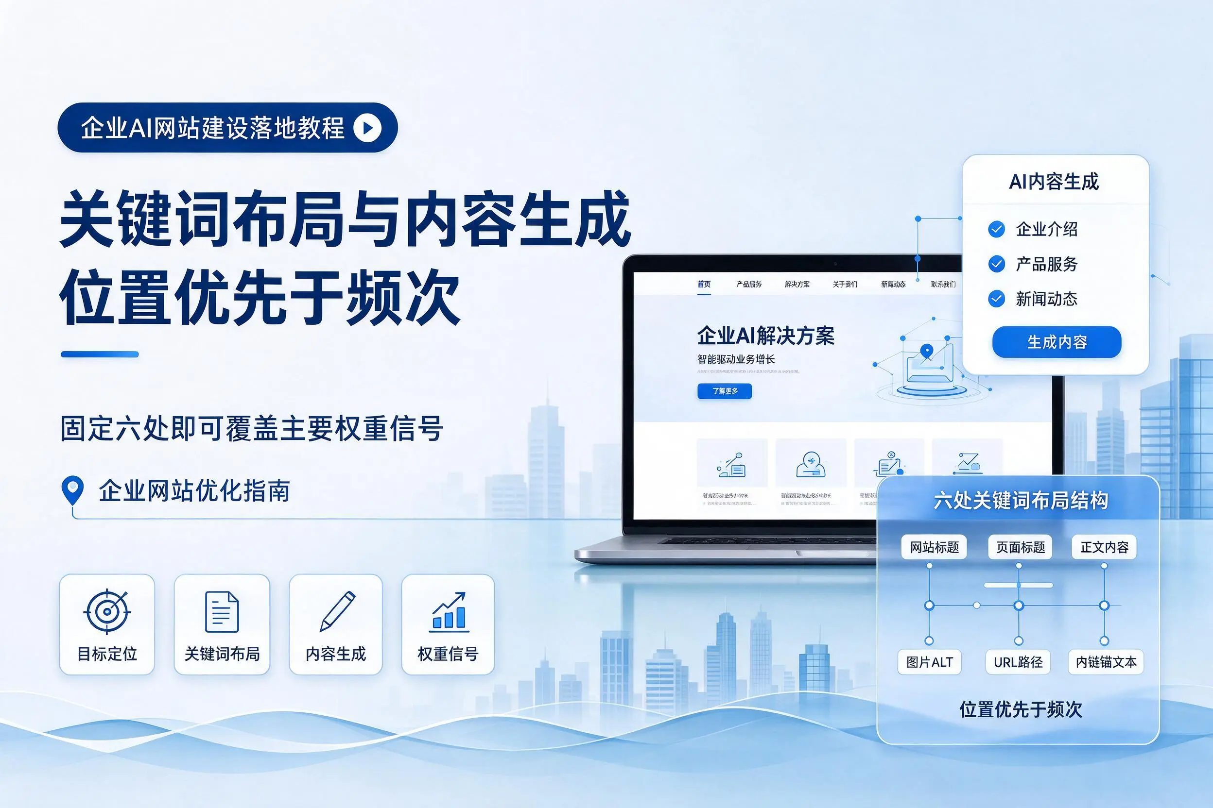 无锡企业AI网站建设落地教程：关键词布局与内容生成